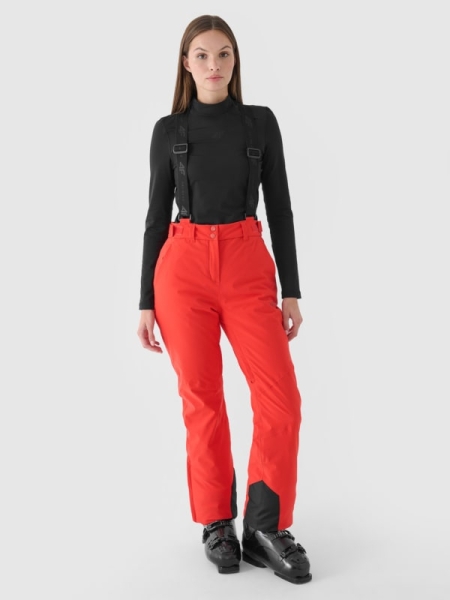 PANTALONES FNK 4FWAW24TFTRF704 Rojo