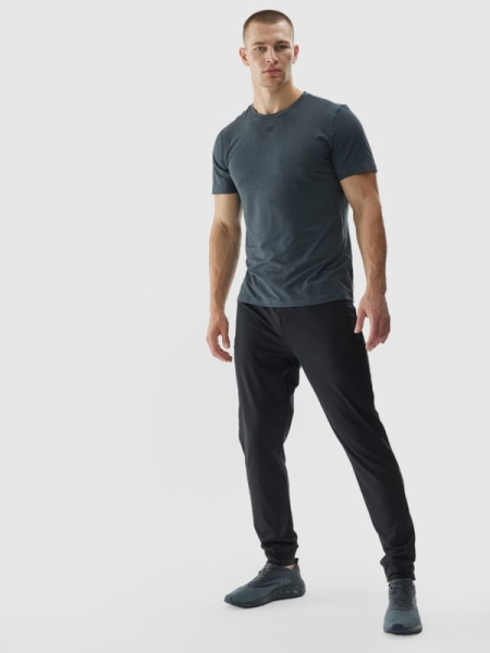 Pantalones de Chándal de Secado Rápido para Hombre - Negro - 4FWAW24TFTRM681