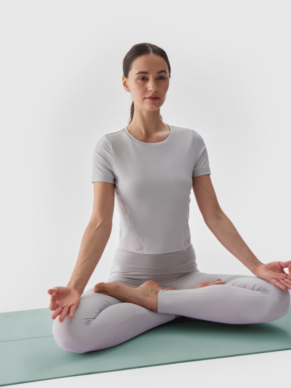 T-shirt para Mujer - Gris - 4FWAW24TFTSF1064  