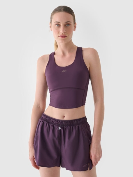 Camiseta de Tirantes para Mujer - Púrpura/Violeta - 4FWAW24TFTSF1067                            
