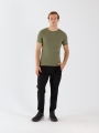T-shirt para Hombre - Olivia/Caqui - 4FWAW24TFTSM0975                               