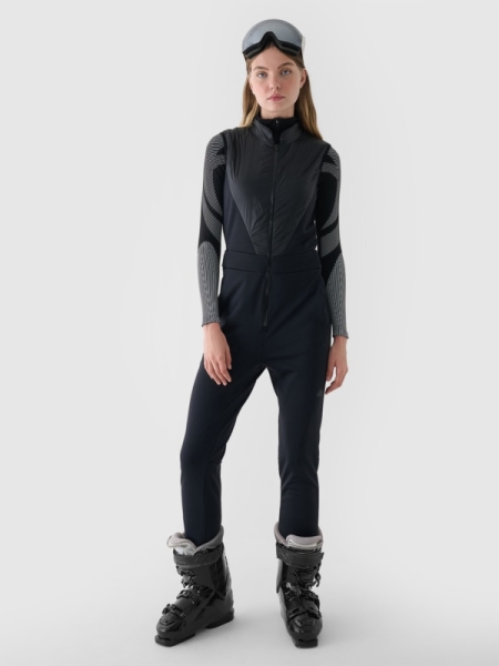 Mono de Ski De Softshell con Membrana 15000 para Mujer - Negro - 4FWAW24TJUMF033