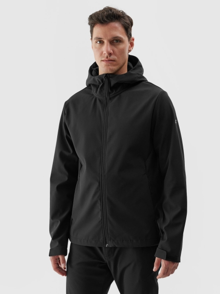 Chaqueta softshell cortaviento hombre 5000 membrana - negro 4FWAW24TSOFM283 negro