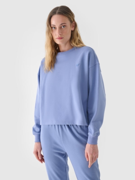 Sweatshirt para Mujer - Ganga/Azul Marino - 4FWAW24TSWSF1305    