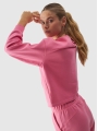 Sudadera de mujer sin capucha - rosa 4FWAW24TSWSF1305 rosa