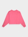 Sudadera de mujer sin capucha - rosa 4FWAW24TSWSF1305 rosa