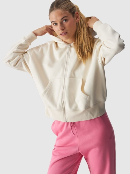 Abrigo de Hándal para Mujer - Beige - 4FWAW24TSWSF1306         
