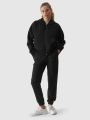 Sudadera con capucha y cremallera para mujer - negro 4FWAW24TSWSF1306 negro