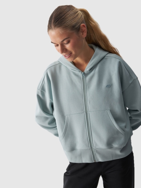 Abrigo de Hándal para Mujer - Turquesa - 4FWAW24TSWSF1306               