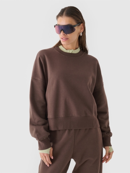 Sweatshirt para Mujer - Marrón - 4FWAW24TSWSF1307    