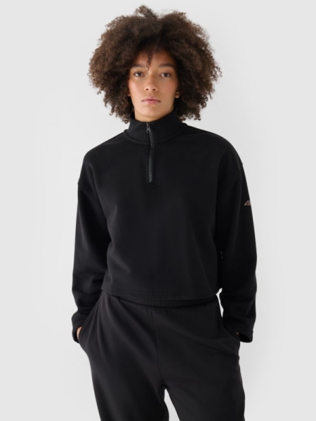 Sweatshirt para Mujer - Negro - 4FWAW24TSWSF1337       
