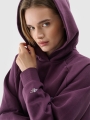 Sudadera con capucha para mujer - violeta 4FWAW24TSWSF1338 violeta