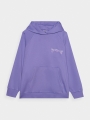 Sudadera con capucha para mujer - violeta 4FWAW24TSWSF1338 violeta