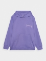 Sudadera con capucha para mujer - violeta 4FWAW24TSWSF1338 violeta