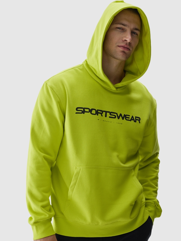 SUDADERA 4FWAW24TSWSM1259 Verde