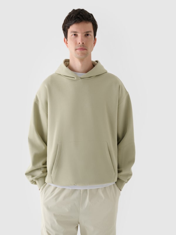 Sweatshirt para Hombre - Oliva/Caqui - 4FWAW24TSWSM1311   