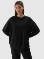 Sudadera unisex sin capucha - negro 4FWAW24TSWSU1313 negro