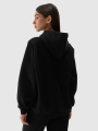 Sudadera unisex con capucha - negro 4FWAW24TSWSU1314 negro