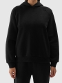 Sudadera unisex con capucha - negro 4FWAW24TSWSU1314 negro