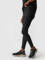 Leggings de punto acanalado para mujer - negro 4FWAW24TTIGF185 negro