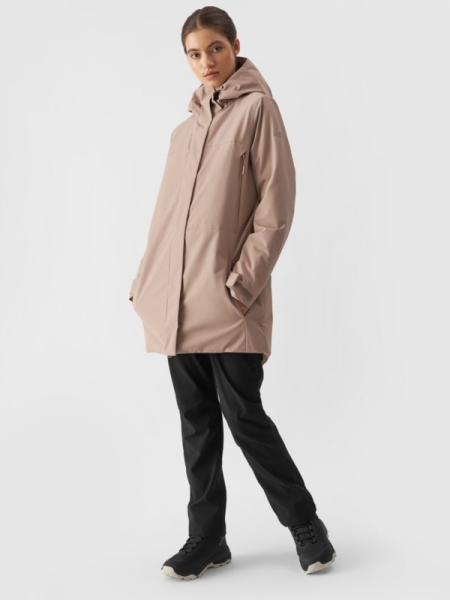 Parka de Entretiempo con Membrana 8000 para Mujer - Marrón - 4FWAW24TTJAF560      