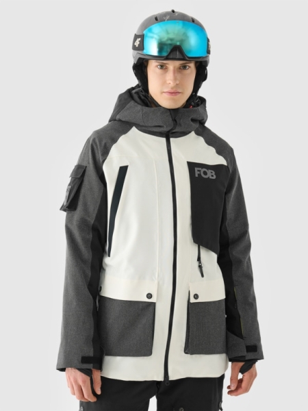 Chaqueta De Snowboard Para Hombre - Blanco - 4FWAW24TTJAM511