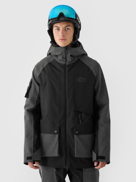 Chaqueta De Snowboard Para Hombre - Negro - 4FWAW24TTJAM511