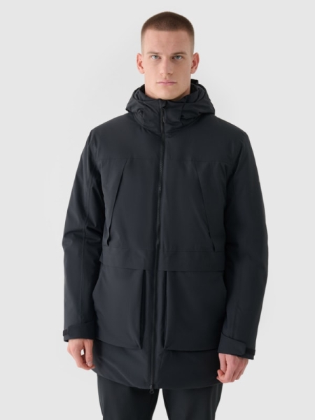 Parka de Entretiempo con Membrana 8000 para Hombre - Negro - 4FWAW24TTJAM563