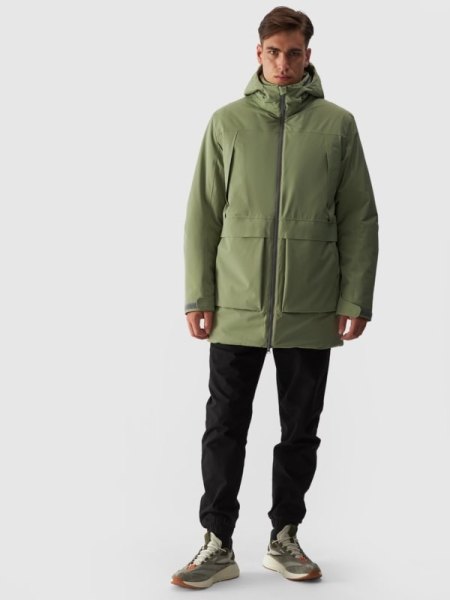 Parka de Entretiempo con Membrana 8000 para Hombre - Olivia/Caqui - 4FWAW24TTJAM563