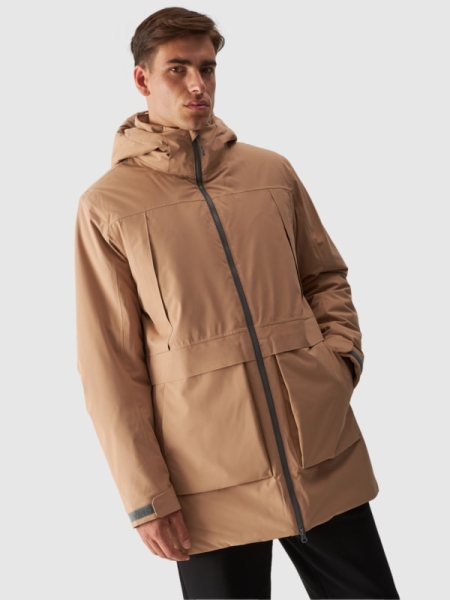 Parka de Entretiempo con Membrana 8000 para Hombre - Beige - 4FWAW24TTJAM563