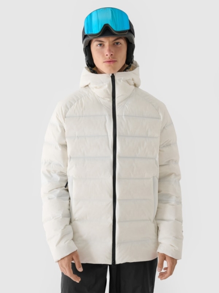 Chaqueta De Invierno 4FPRO Con Relleno Natural Para Hombre - Blanco - 4FWAW24TTJAM717