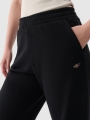 Pantalones de chándal oversize para mujer - negro 4FWAW24TTROF0839 negro