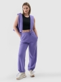 Pantalones de chándal oversize de mujer - violeta 4FWAW24TTROF0839 violeta