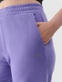 Pantalones de chándal oversize de mujer - violeta 4FWAW24TTROF0839 violeta