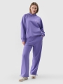 Pantalones de chándal oversize de mujer - violeta 4FWAW24TTROF0839 violeta