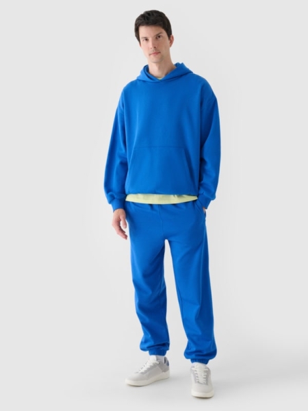 Pantalones de Chándal Oversize para Hombre - Azul - 4FWAW24TTROM0824
