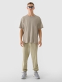 Pantalones de Chándal Oversize para Hombre - Oliva/Caqui - 4FWAW24TTROM0824