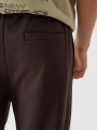 Pantalones de Chándal Oversize para Hombre - Marrón - 4FWAW24TTROM0824