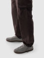 Pantalones cargo paracaídas casual hombre - marrón 4FWAW24TTROM0842 marrón