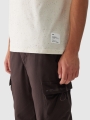 Pantalones cargo paracaídas casual hombre - marrón 4FWAW24TTROM0842 marrón