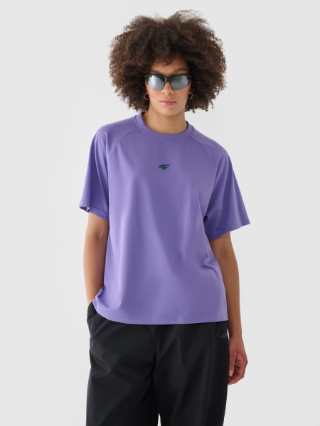 TSHIRT 4FWAW24TTSHF1702 violeta