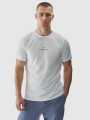 Camiseta regular de hombre con estampado - blanco 4FWAW24TTSHM1585 Blanco