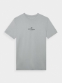 Camiseta regular de hombre con estampado - gris 4FWAW24TTSHM1585 gris