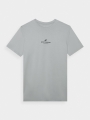 Camiseta regular de hombre con estampado - gris 4FWAW24TTSHM1585 gris