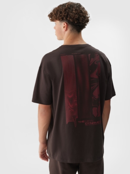 T-shirt para Hombre - Marrón - 4FWAW24TTSHM1654     