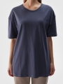 T-shirt Unisex Oversize - Azul Marino - 4FWAW24TTSHU1657     