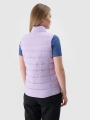 Chaleco acolchado de plumón para mujer con cuello alto - violeta 4FWAW24TVJAF139 violeta