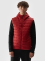 Chaleco de plumón con relleno sintético para hombre - rojo 4FWAW24TVJAM146 Rojo