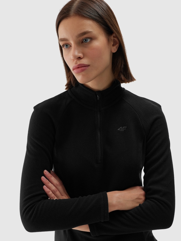 Ropa interior de mujer de forro polar termoactivo (top) - negro 4FWAW24UFLEF049 negro