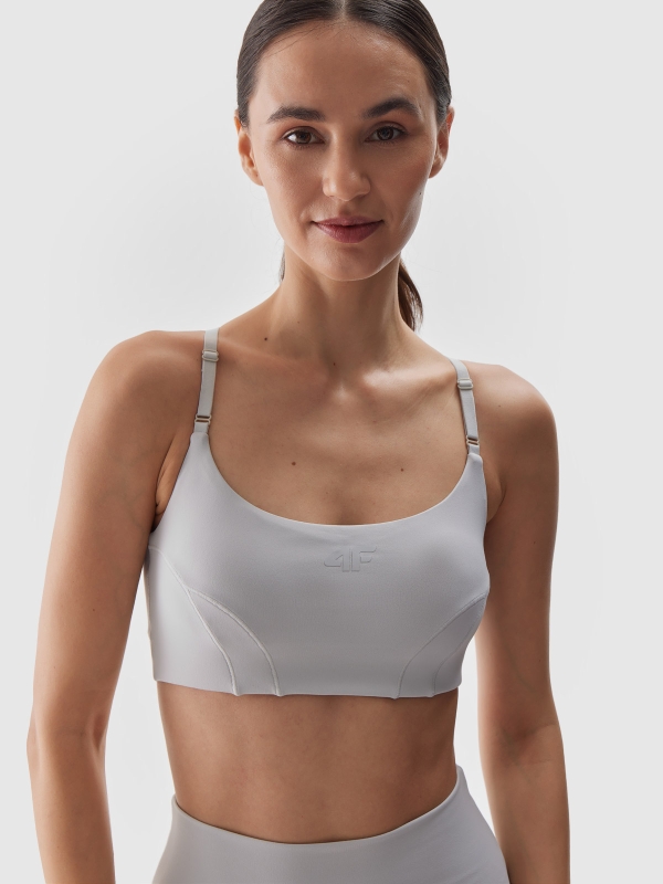 SPORT BRA 4FWAW24USBAF143 gris